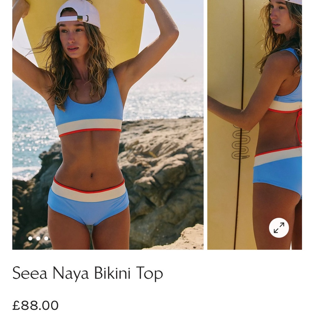 FP Movement by Free People Blue and Red Bikini